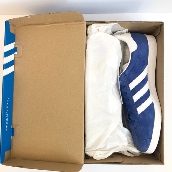 Adidas Gazelle Sneakers in Royal Blue/White sz 11 Mens US + extra laces NIB - Picture 8 of 10